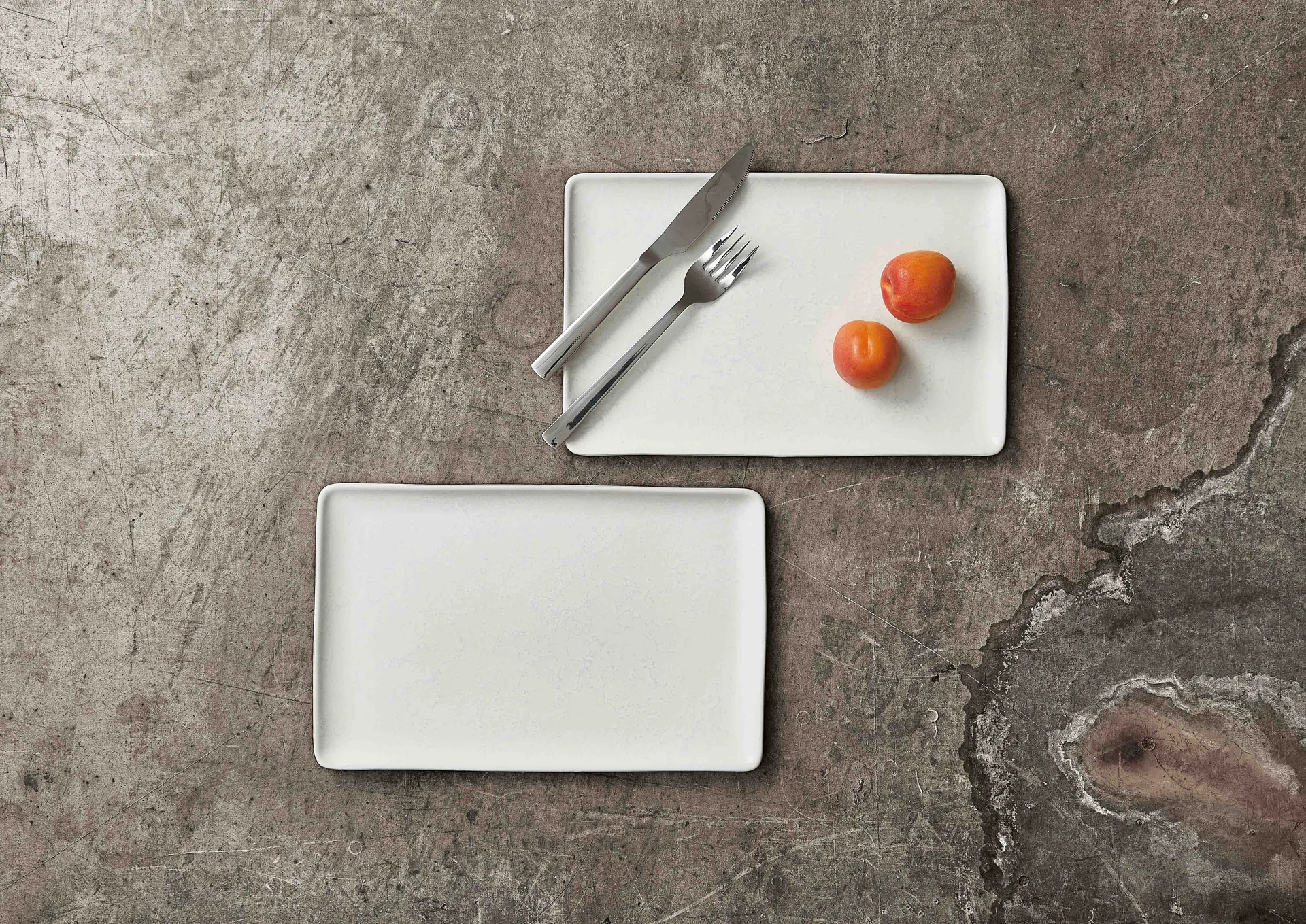 Talerz Raw 31,5x20 cm, Arctic white Aida