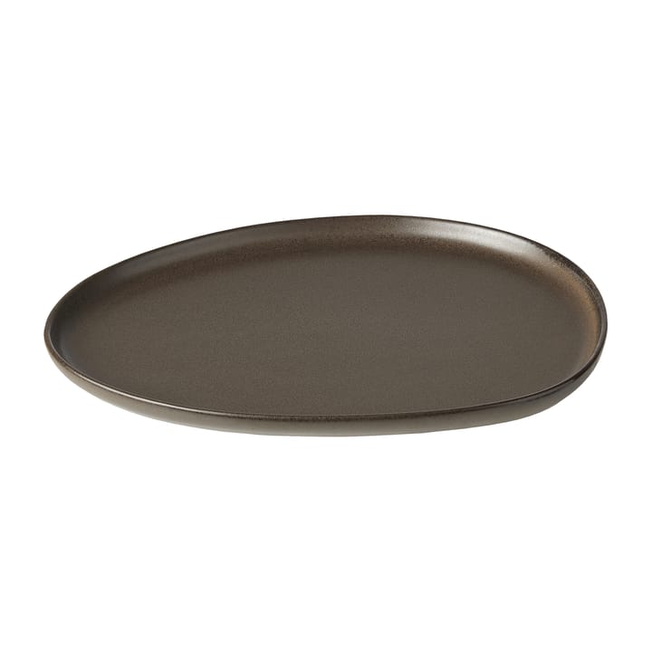 Talerz Raw Organic 24x21 cm, Metallic Brown Aida