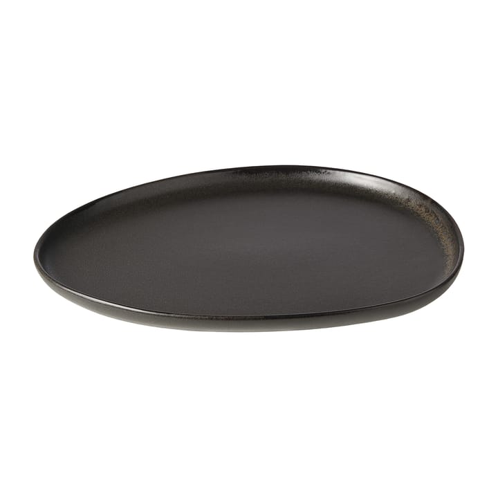 Talerz Raw Organic 24x21 cm, Titanium Black Aida