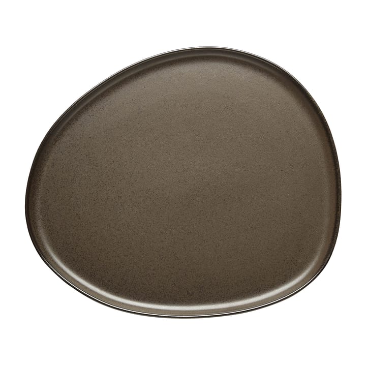 Talerz Raw Organic 29x25 cm - Metallic Brown - Aida