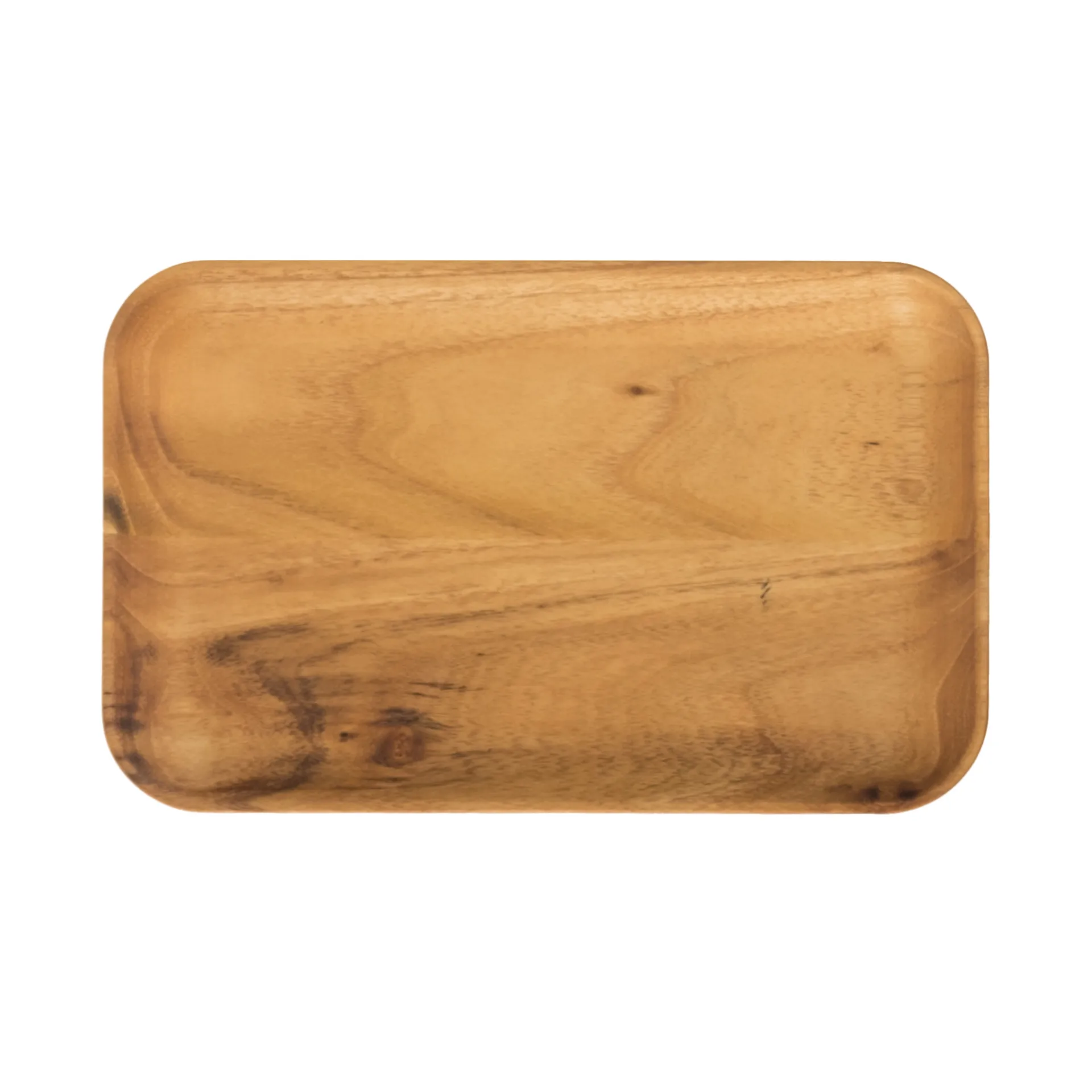 Talerz Raw prostokątny 23,7x14,9 cm, Drewno Aida
