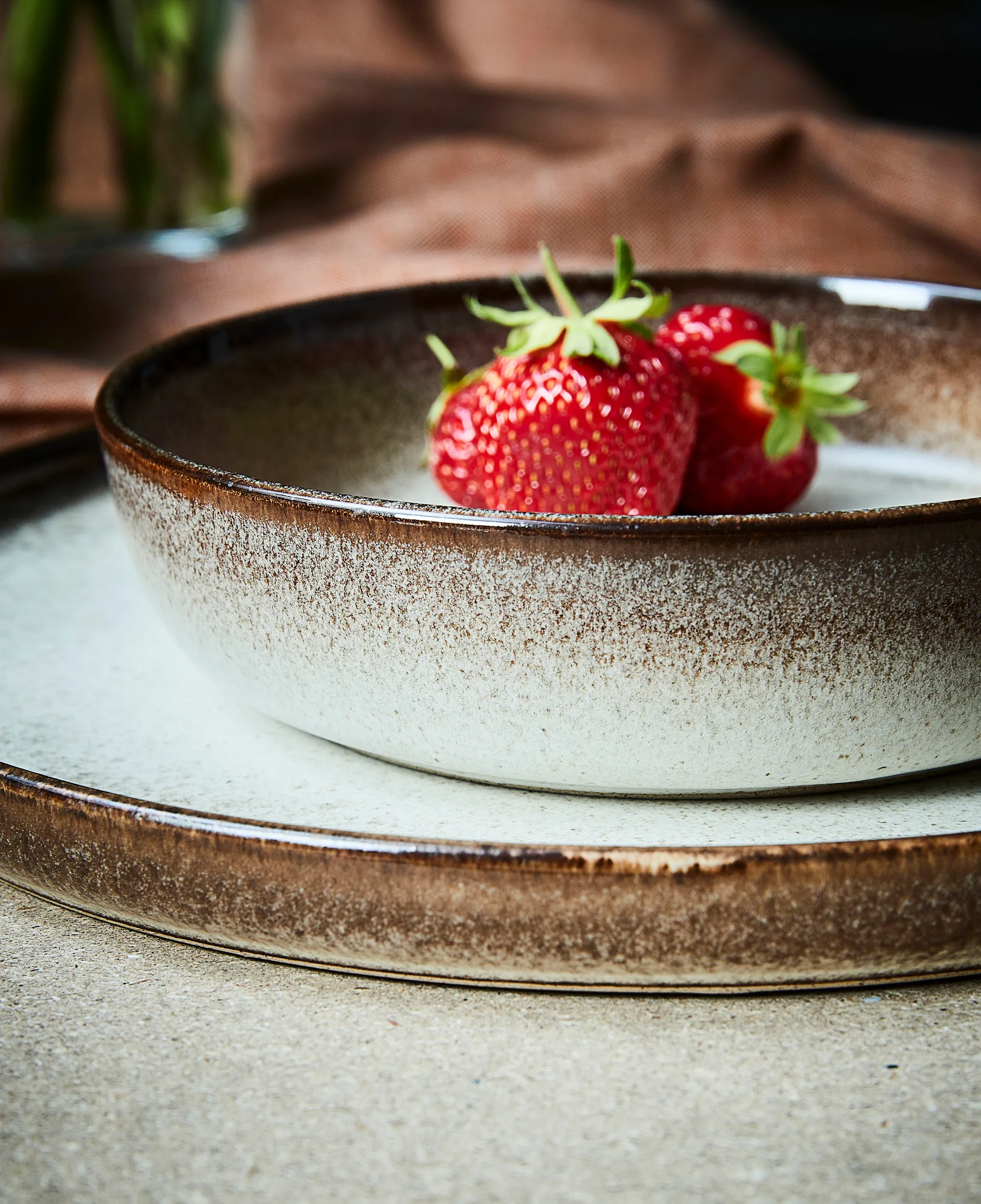 Talerz Søholm Sonja Ø27 cm, Brown Aida