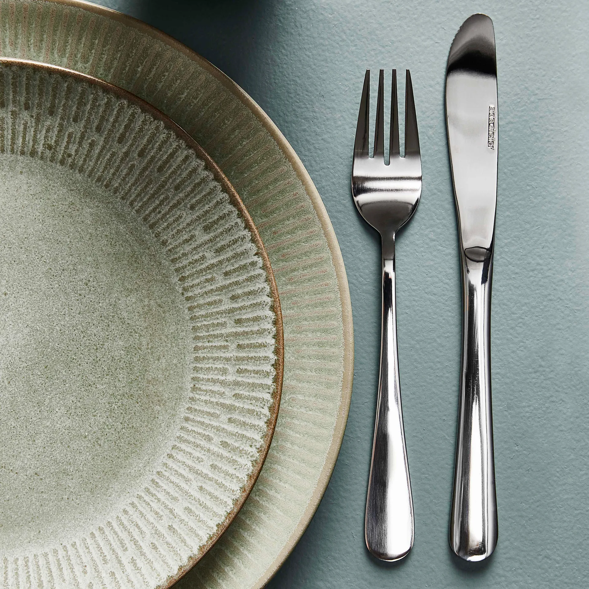 Talerza Relief 27 cm, Zielony Aida