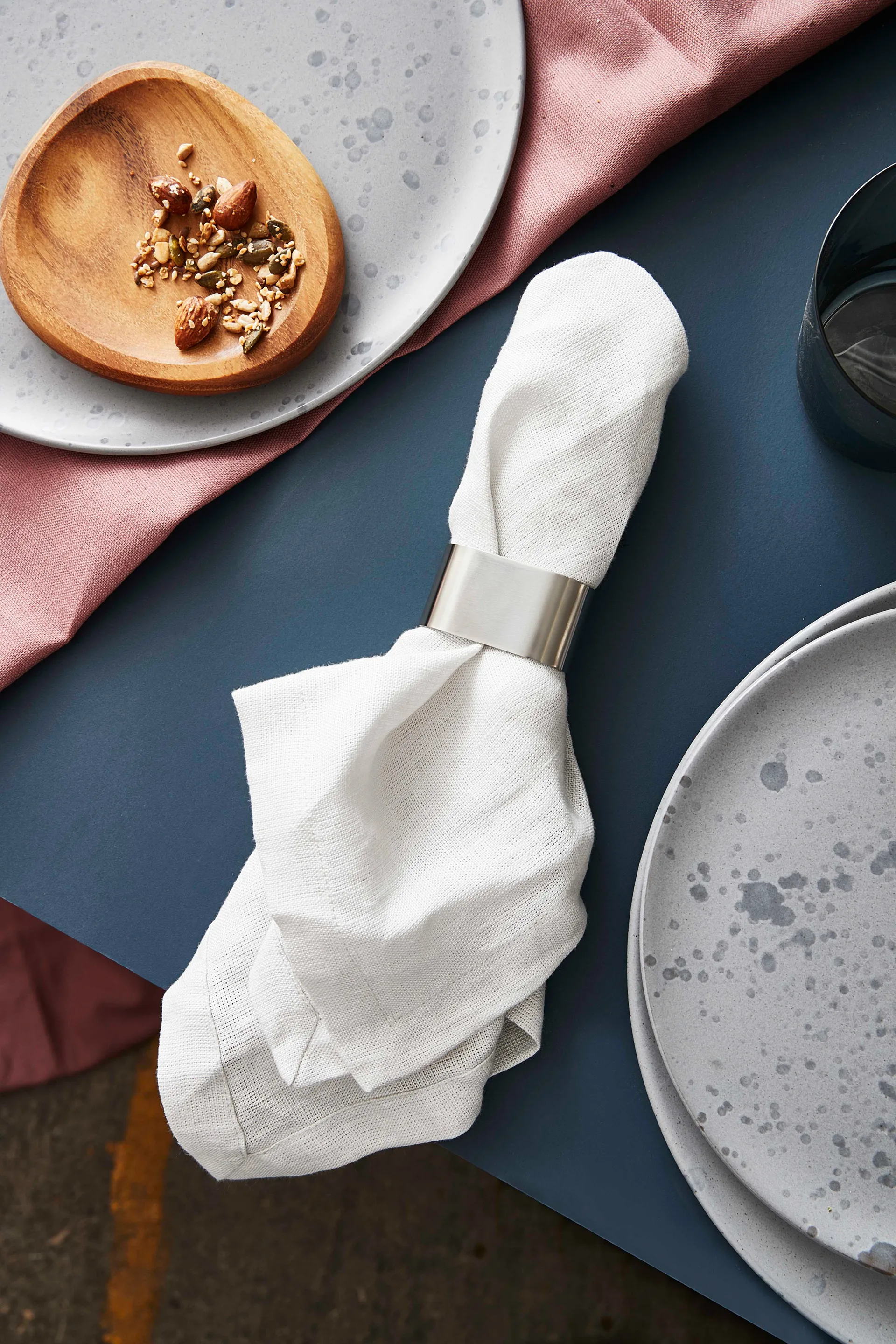 Uchwyt na serwetki Raw 4-pak, Stal nierdzewna Aida