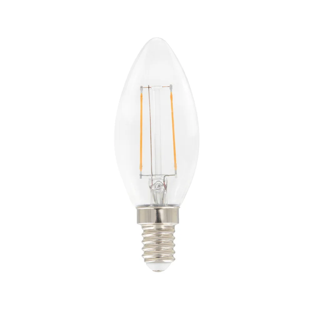 Airam Filament LED- świeca koronowa C35 źródło światła, Jasny, regulowany, e14, 3w Airam