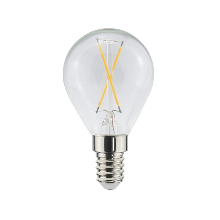 Airam Filament LED żarówka kulowa źródło światła - jasne, niedymowane, 2-włókno e14, 1w - Airam