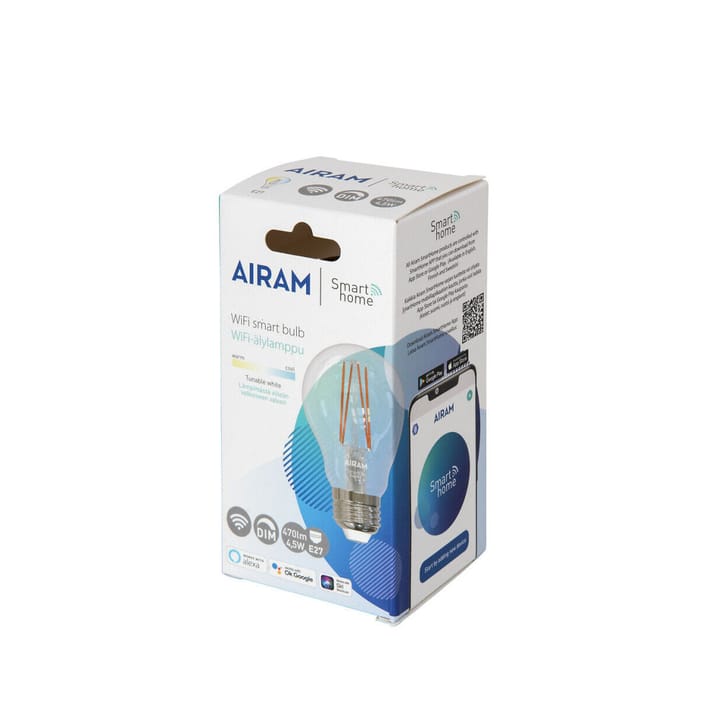 Airam Smarta Dom Filament LED-źródło światła normalne - jasny e27, 5w - Airam