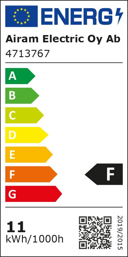 Airam źródło światła LED, opal, regulowana e27, 12w Airam