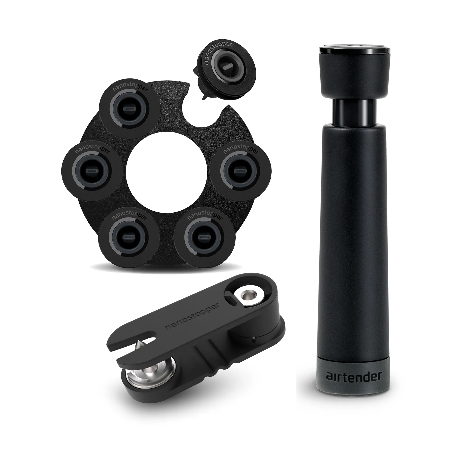 Zestaw upominkowy do pakowania próżniowego żywności i wina Airtender, 9 części Airtender