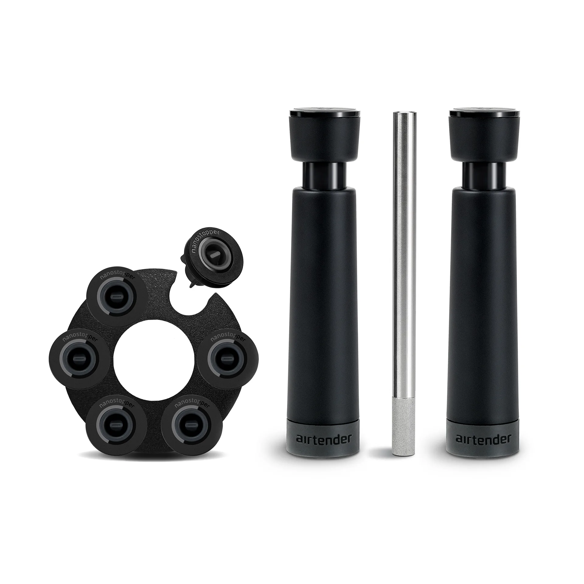 Zestaw upominkowy z aeratorem i zgrzewarką próżniową Wine Lovers, 9 części Airtender