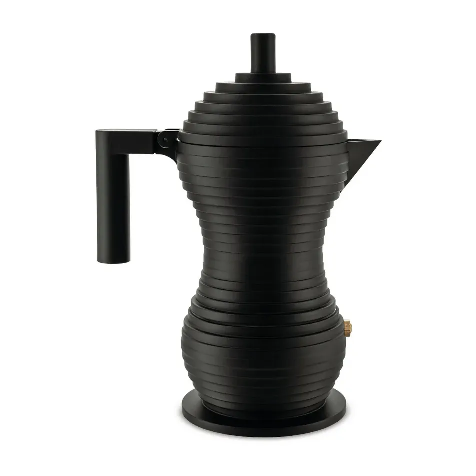 Ekspres do kawy espresso Pulcina, czarny, 150 ml, 3 filiżanki Alessi