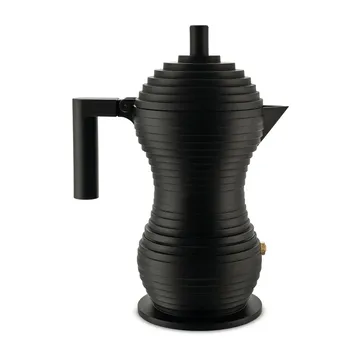 Ekspres do kawy espresso Pulcina, czarny - 150 ml, 3 filiżanki - Alessi
