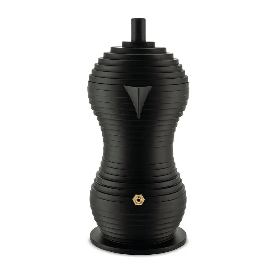 Ekspres do kawy espresso Pulcina, czarny, 150 ml, 3 filiżanki Alessi