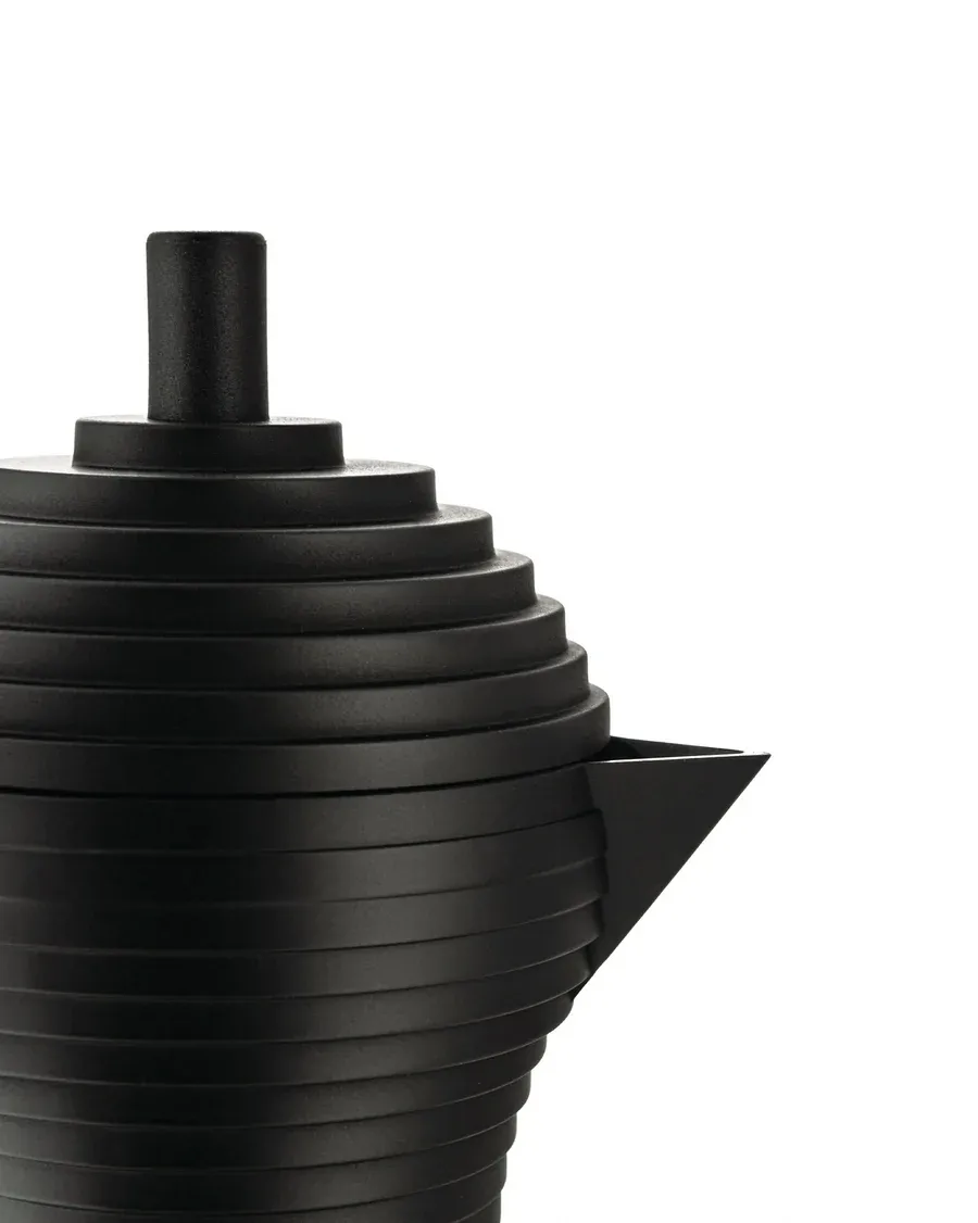 Ekspres do kawy espresso Pulcina, czarny, 300 ml, 6 filiżanek Alessi