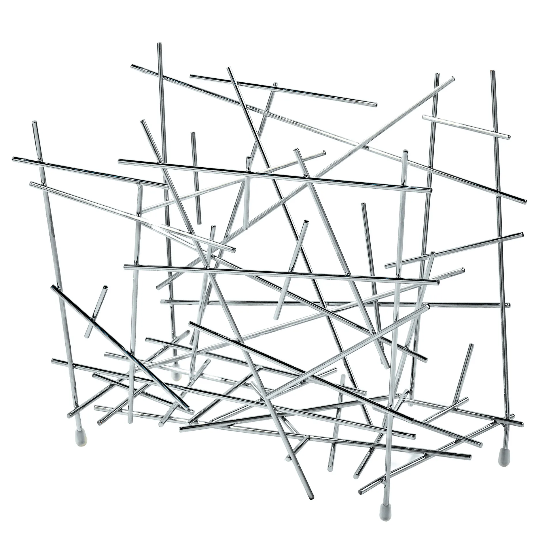 Gazetnik Blow Up , stal nierdzewna Alessi