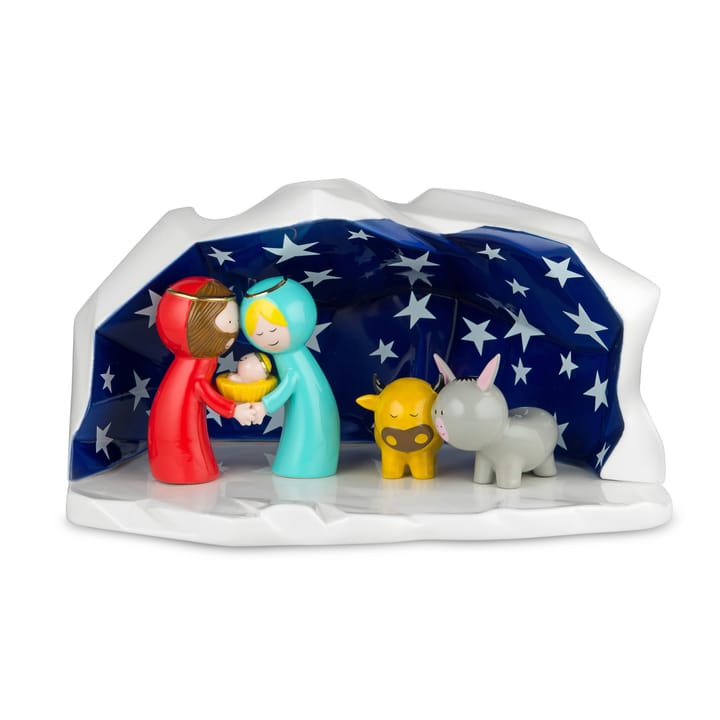 Happy Eternity baby żłóbek z porcelanowymi figurkami, 1 ustaw Alessi