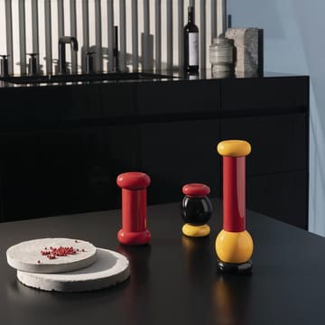 Młynek do soli i pieprzu Twergi 15 cm - Czerwony - Alessi