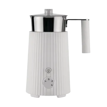 Plissé spieniacz do mleka 350 ml - Biały - Alessi