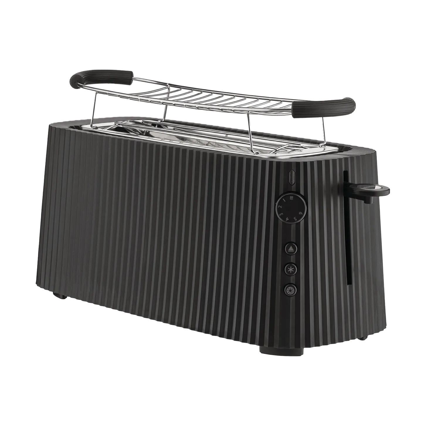 Podwójny toster Plissé, Czarny Alessi