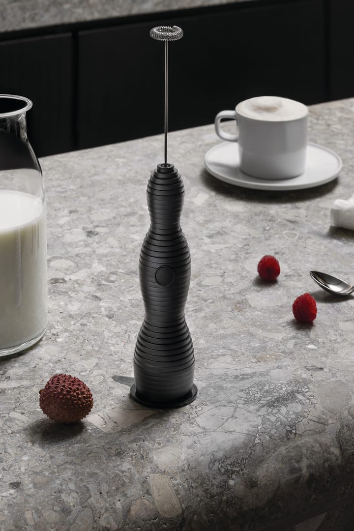 Spieniacz do mleka Pulcina 27,5 cm, Czarny Alessi