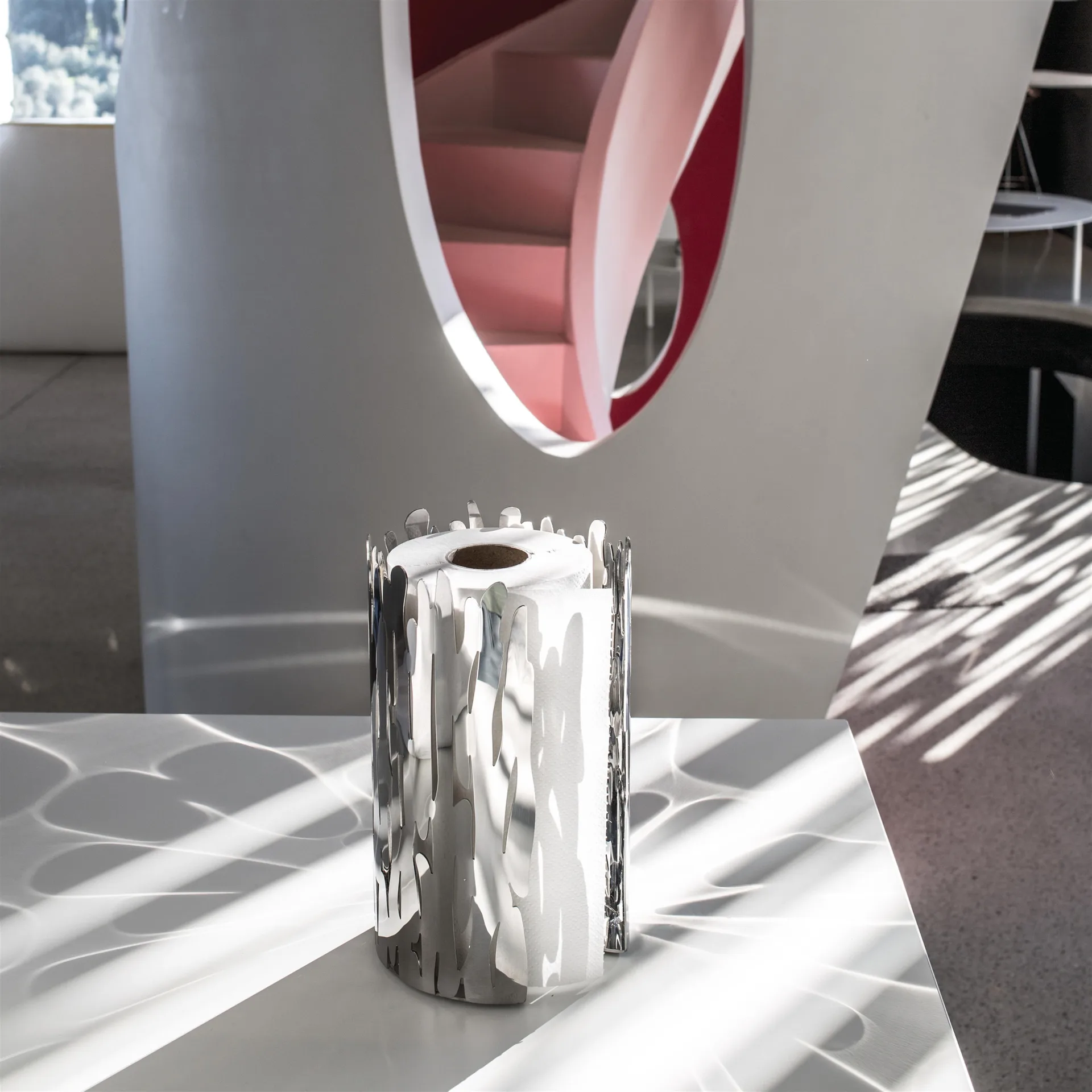 Uchwyt na ręczniki papierowe Barkroll, stal nierdzewna Alessi