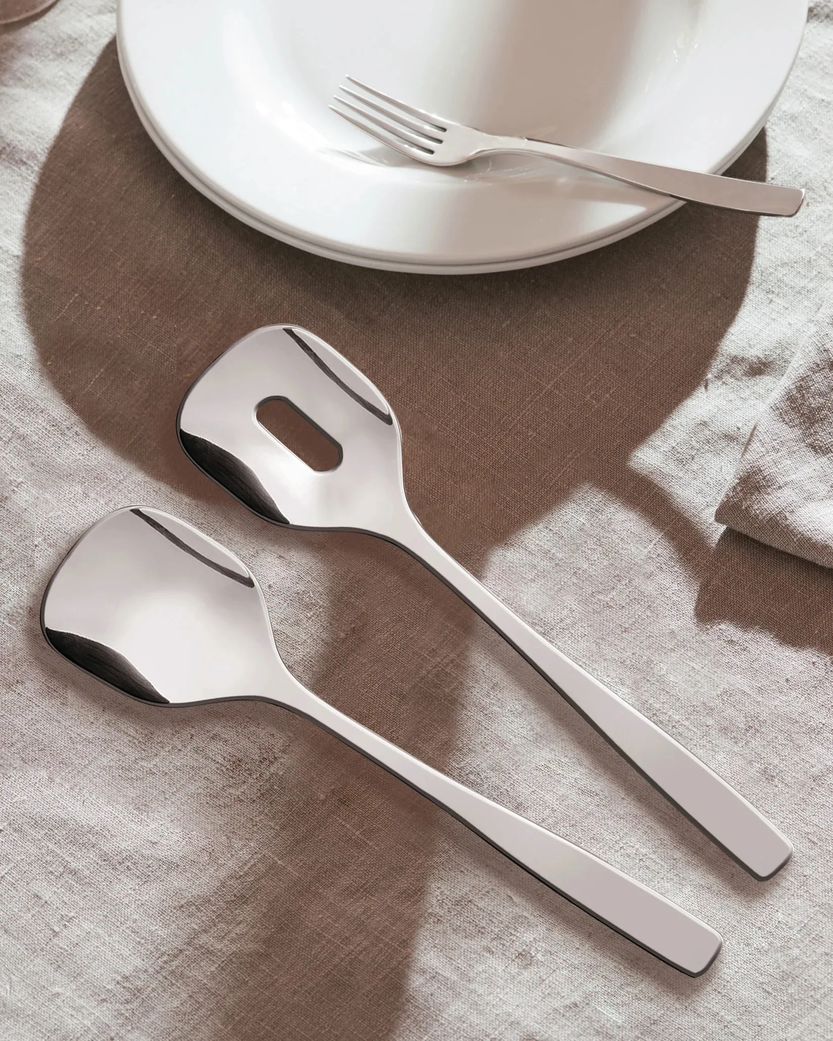 Zestaw sałatkowy KnifeForkSpoon, Stal nierdzewna Alessi