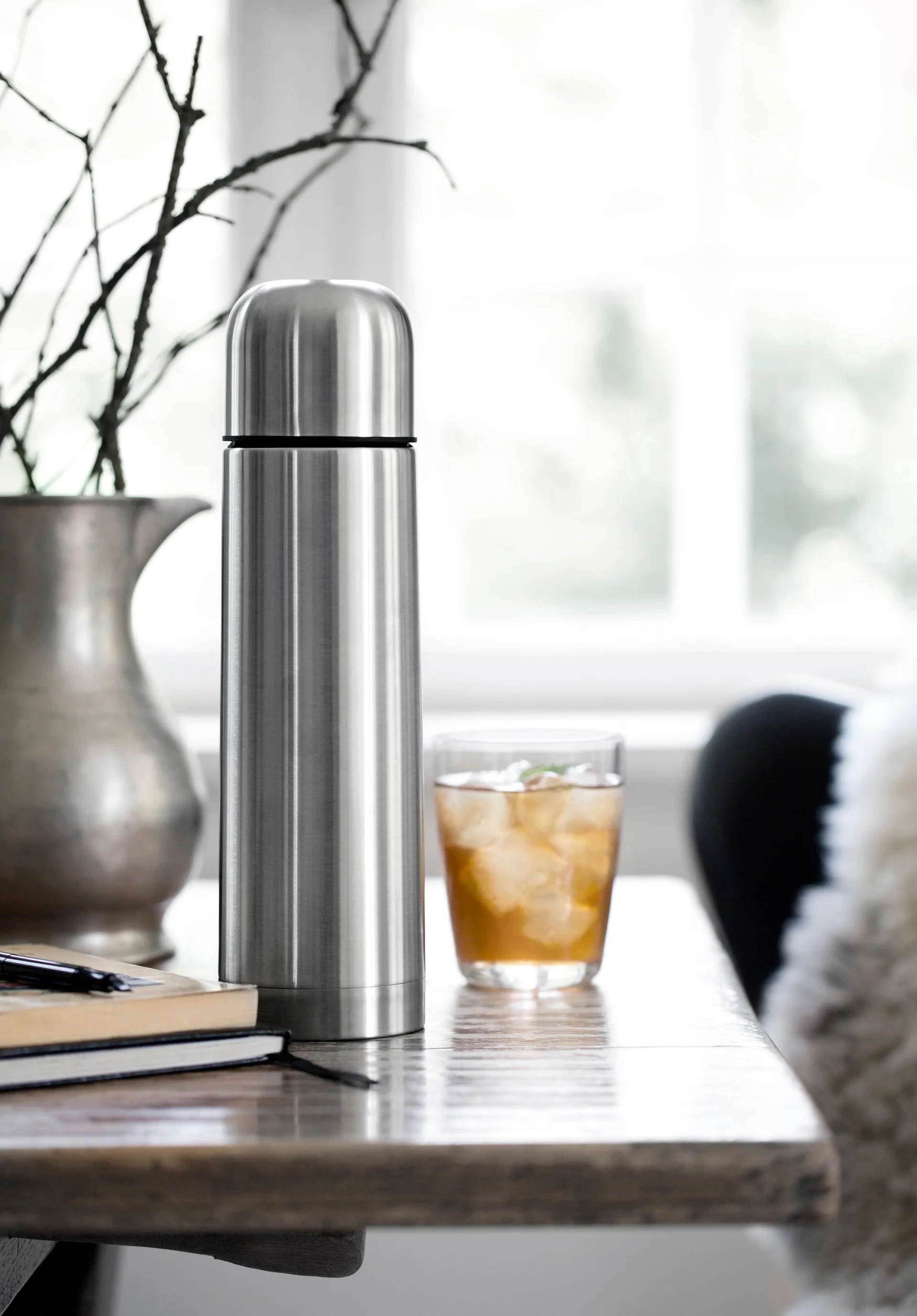 IsoTherm Eco butelka termiczna 1 l, Stal matowa Alfi