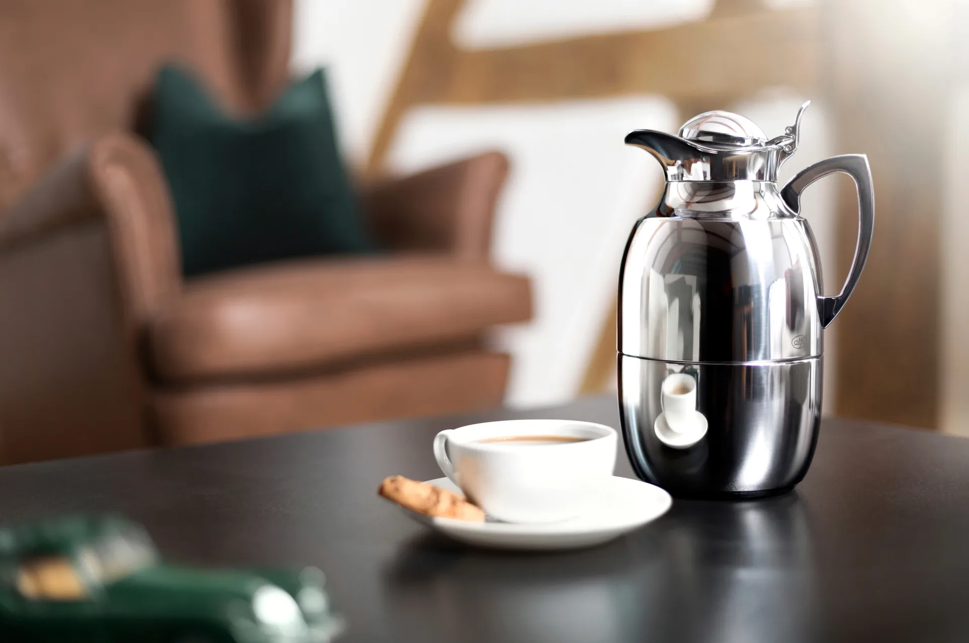 Termos Juwel 1 l, Chromowana stal nierdzewna Alfi