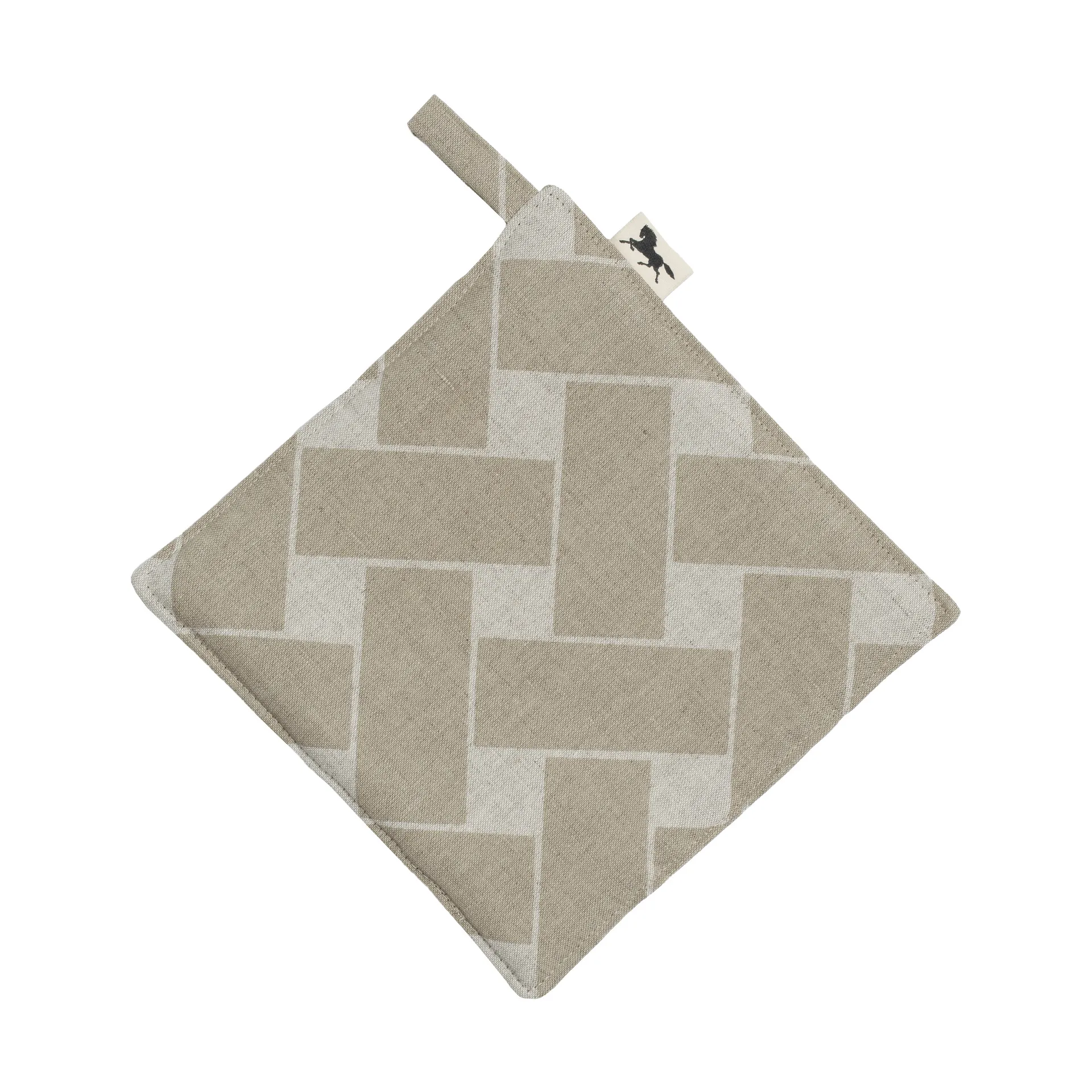Łapka kuchenna Korg XL 23x23 cm, Natur-taupe Almedahls