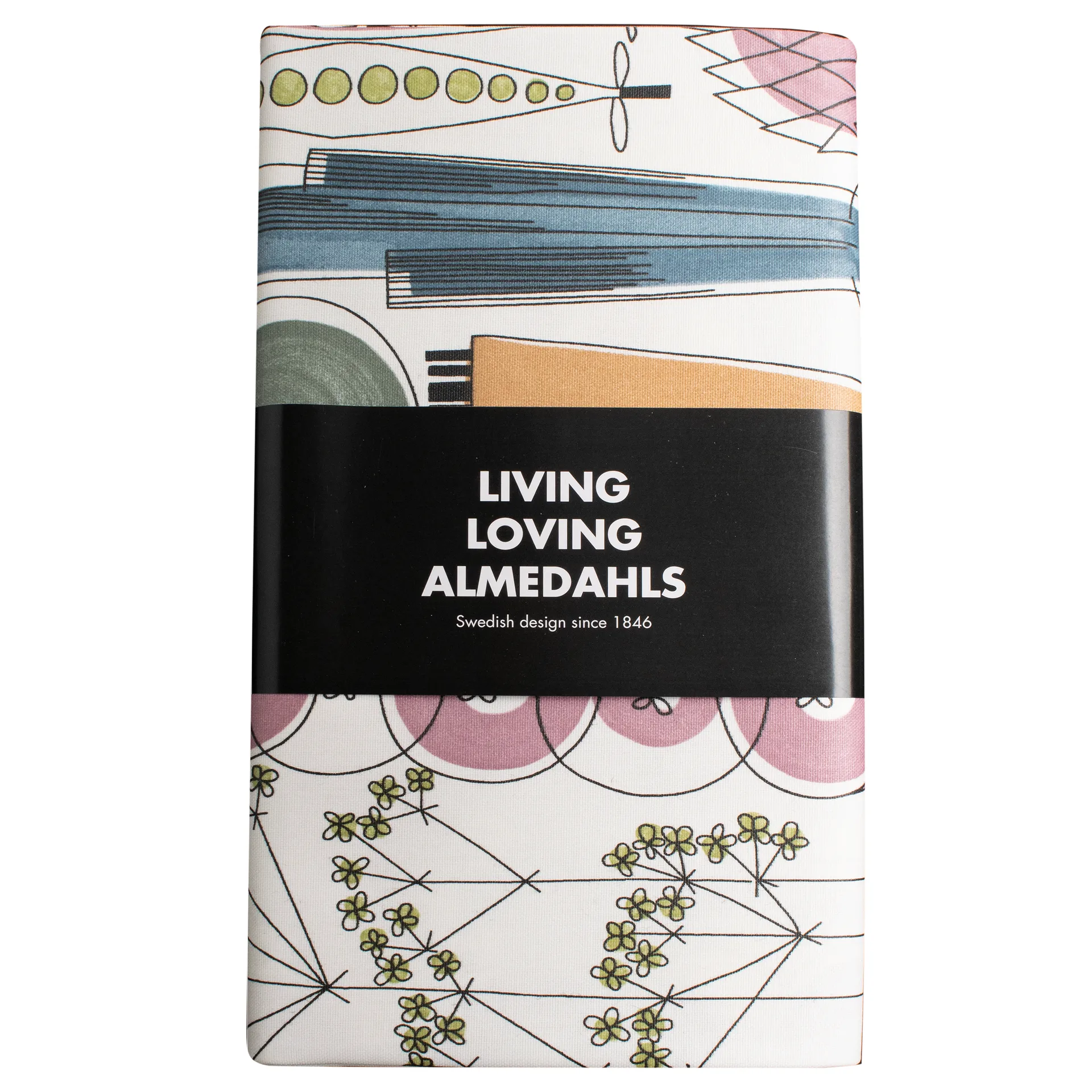 Cerata Picknick 145x220 cm, Niebiesko-różowy Almedahls