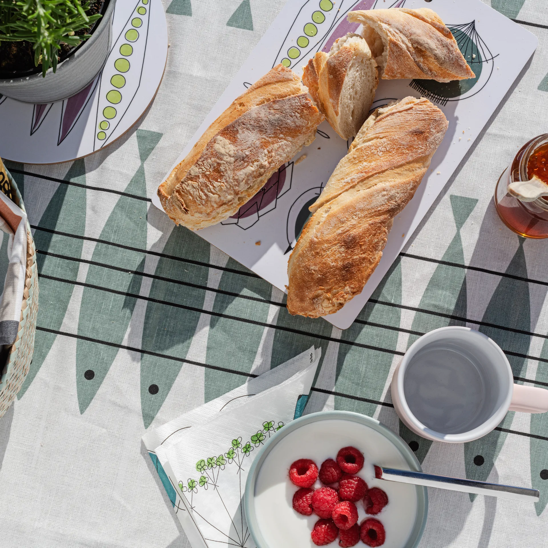 Cerata Sill 145x220 cm, Zielono-szary Almedahls