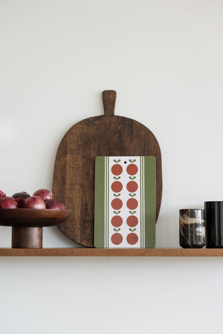 Deska do serwowania Frukt och kaka, Czerwony-zielony, 20x30 cm Almedahls