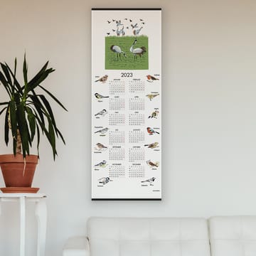 Kalendarz ze szwedzkimi ptakami 2023 - 35x90 cm - Almedahls