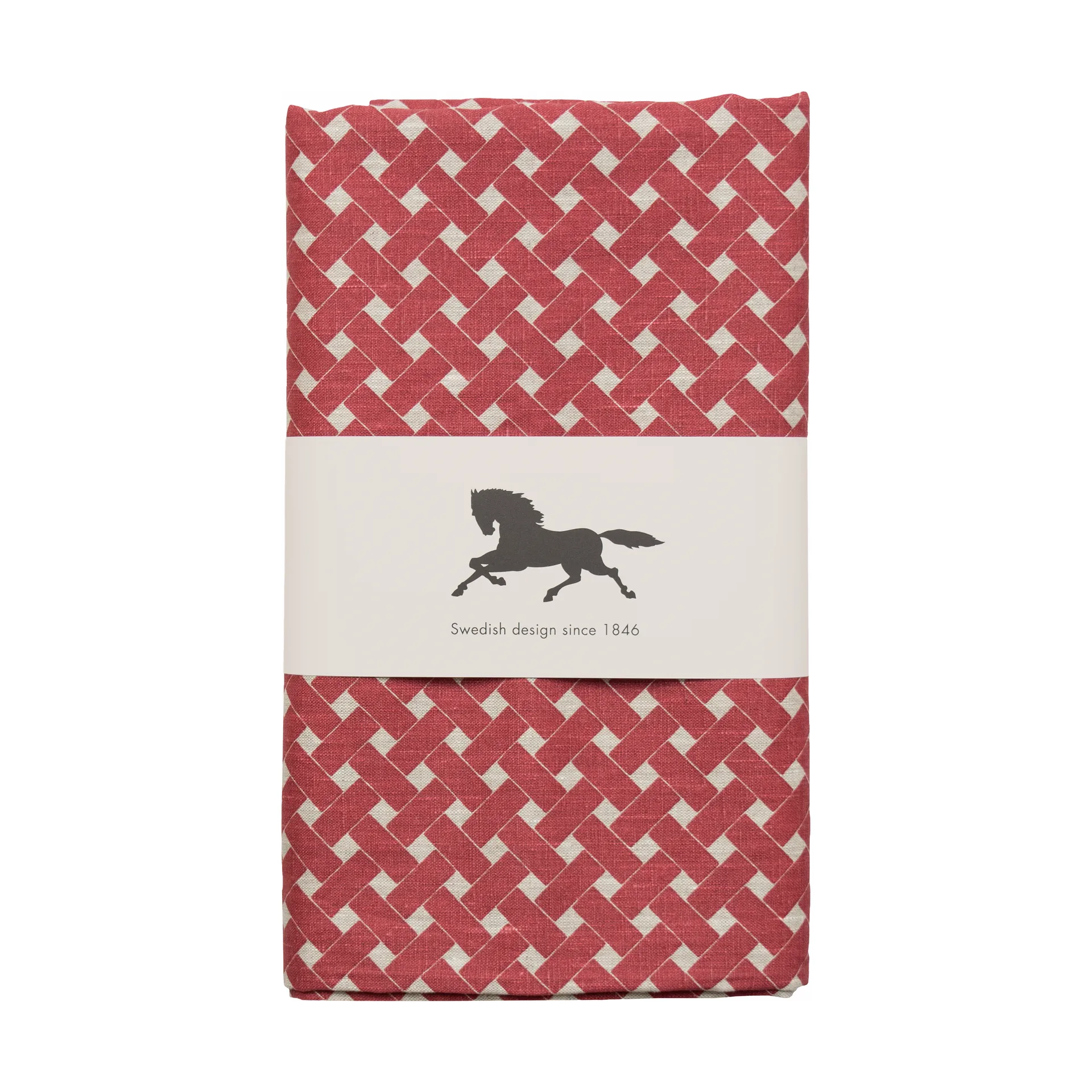 Korg obrus 145x250 cm, Czerwony Almedahls