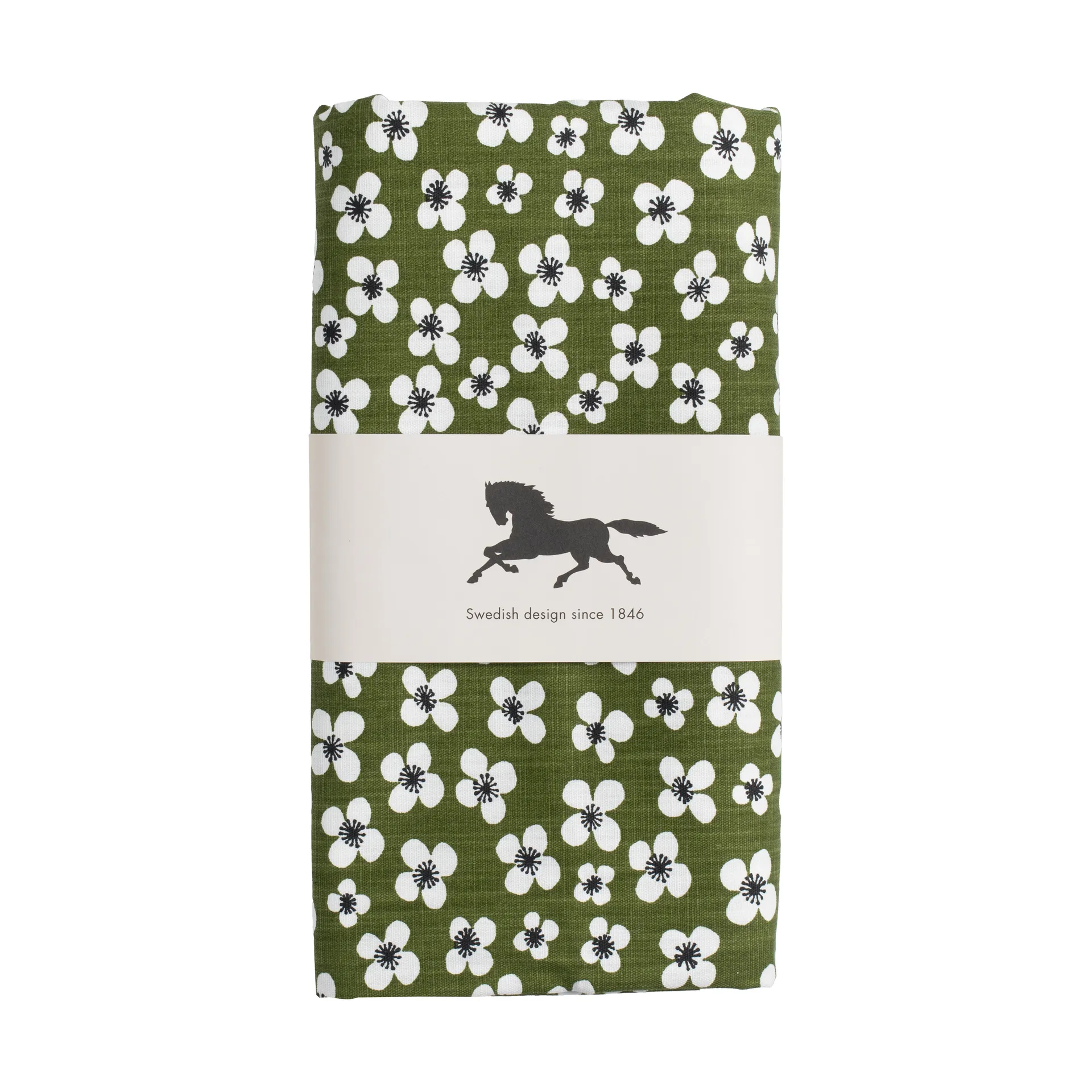 Obrus woskowany Belle Amie, Ciemnozielony, 145x220 cm Almedahls