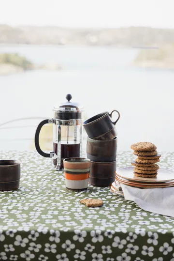 Obrus woskowany Belle Amie (metr bieżący) - Ciemnozielony - Almedahls