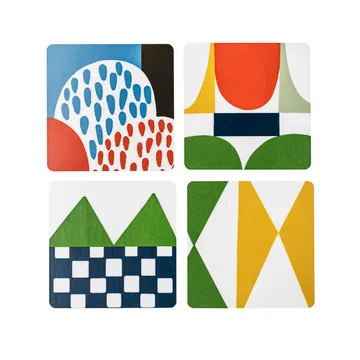 Podstawki Bows pod szklankę 4-pak - Multi - Almedahls