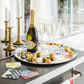 Podstawki Bows pod szklankę 4-pak - Multi - Almedahls