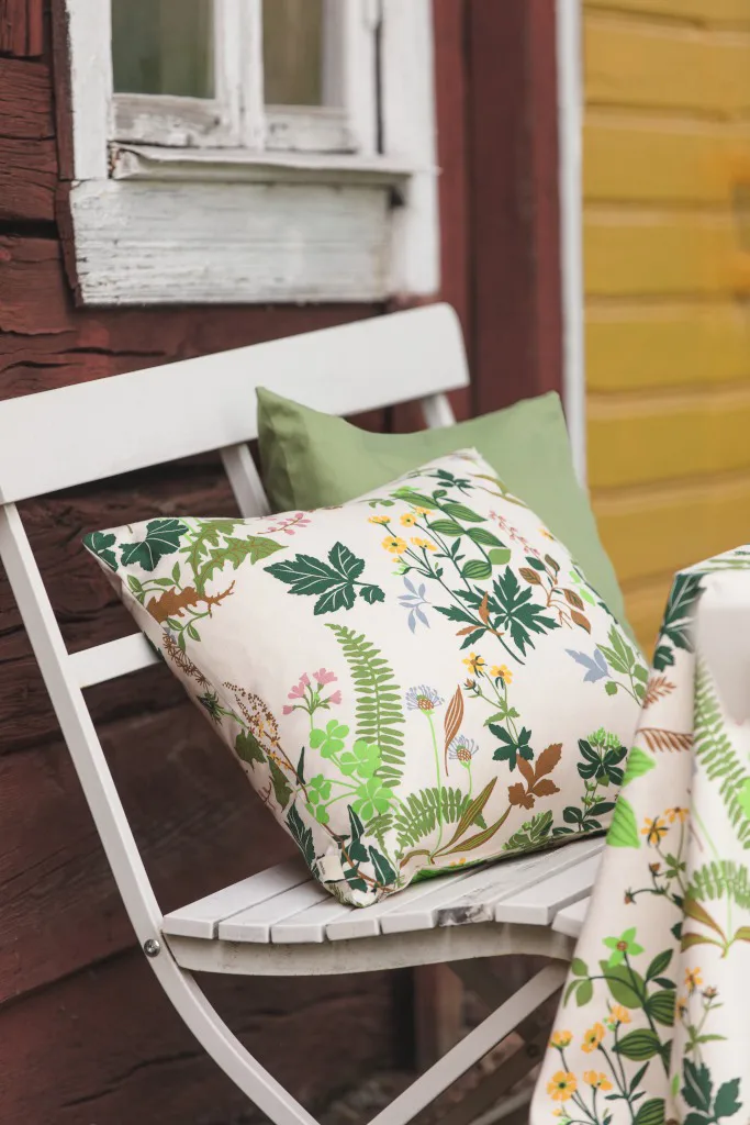 Poszewka na poduszkę Ängsö 47x47 cm, Multi-Beż Almedahls