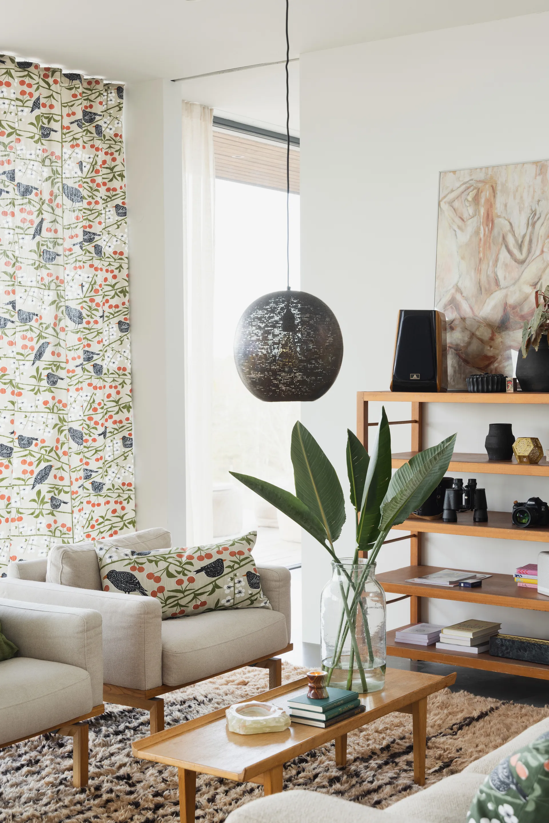 Poszewka na poduszkę Körsbärsträdgården, Beżowy, 40x70 cm Almedahls