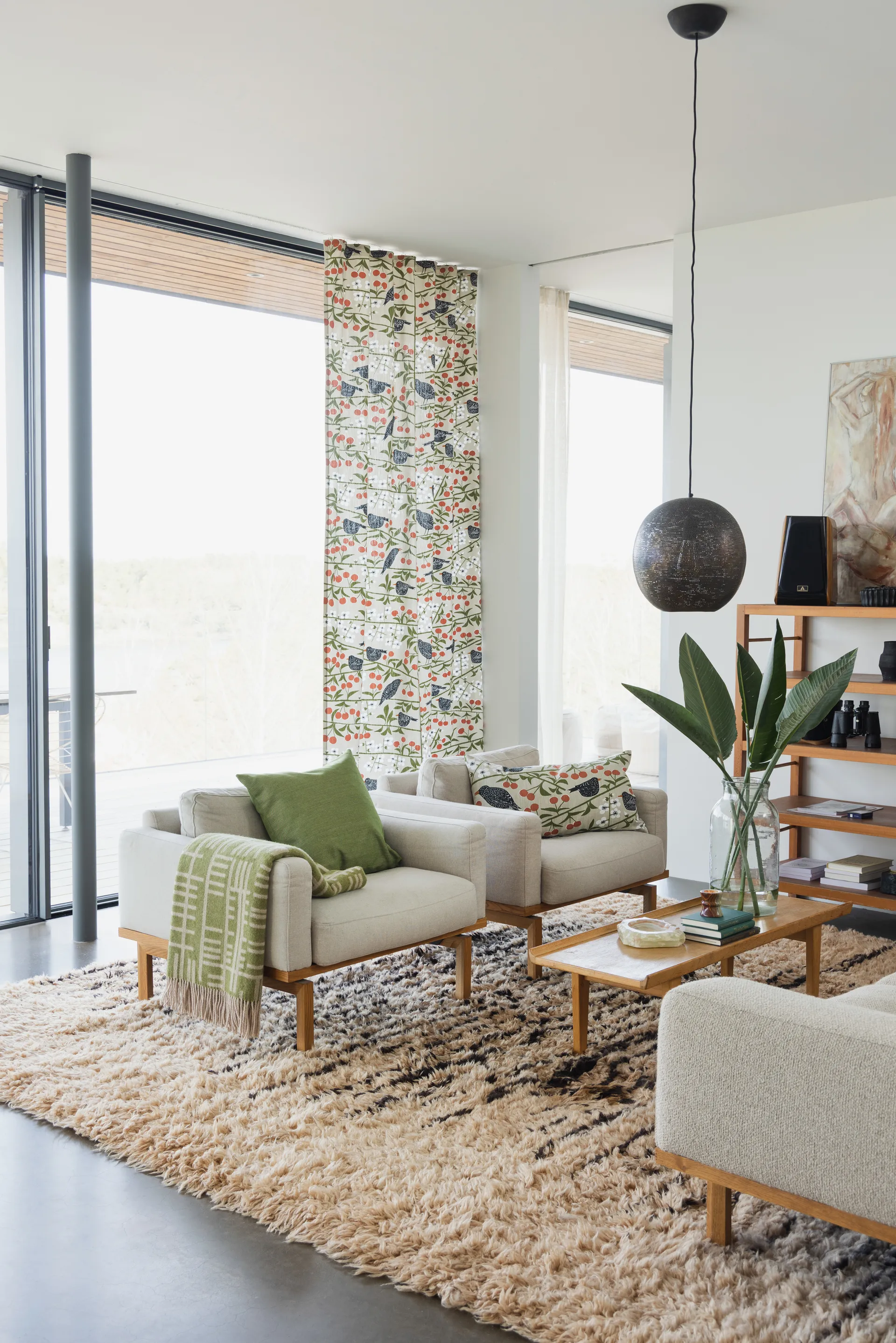 Poszewka na poduszkę Körsbärsträdgården, Beżowy, 40x70 cm Almedahls