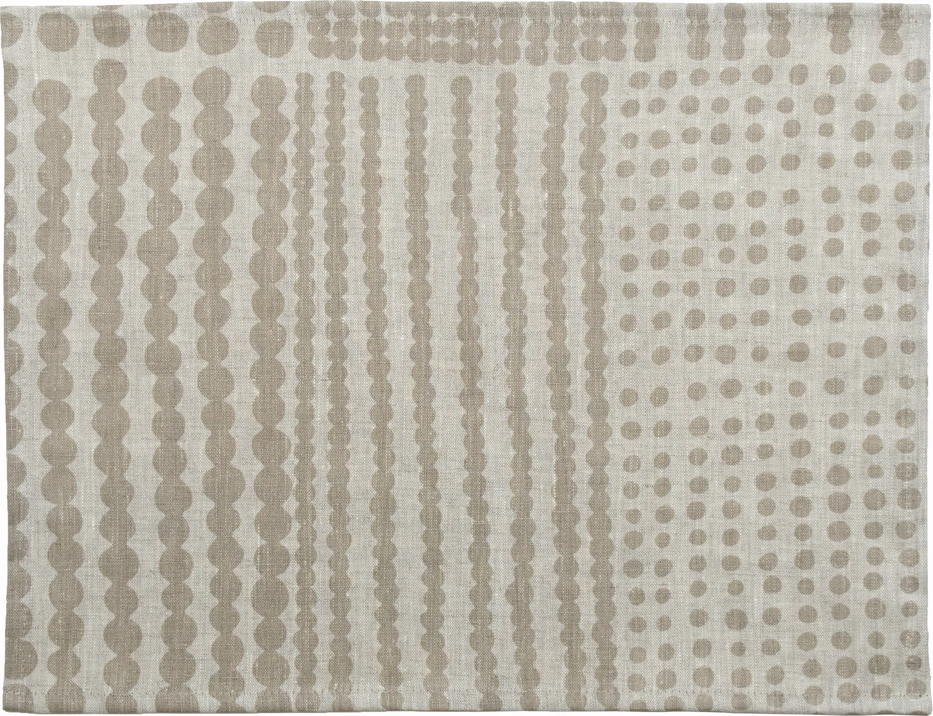 Pricktkanina podkładka 34x45 cm, Natur-taupe Almedahls