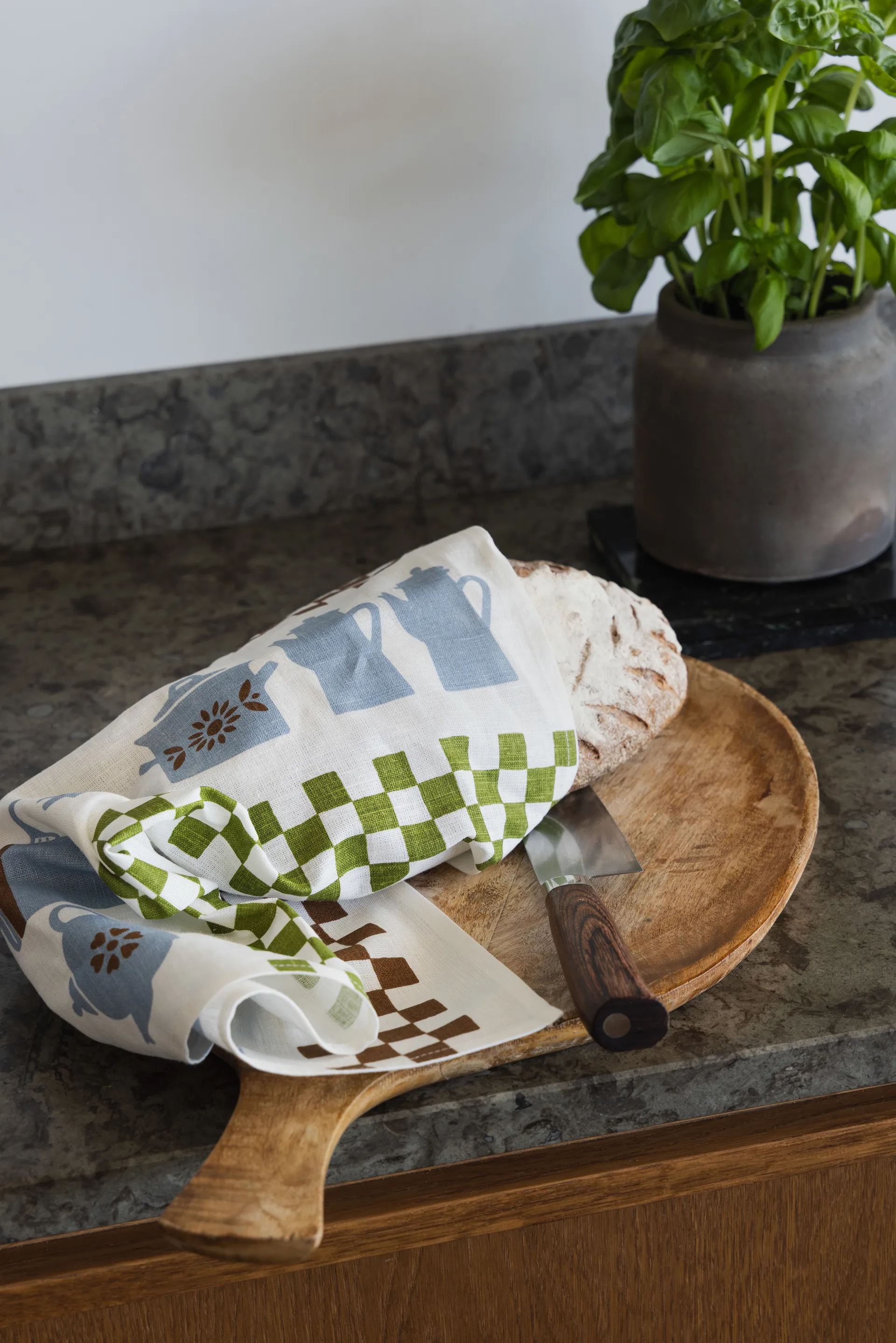 Ręcznik kuchenny Grytskåpet 47x70 cm, Multi-niebieski-zielony Almedahls