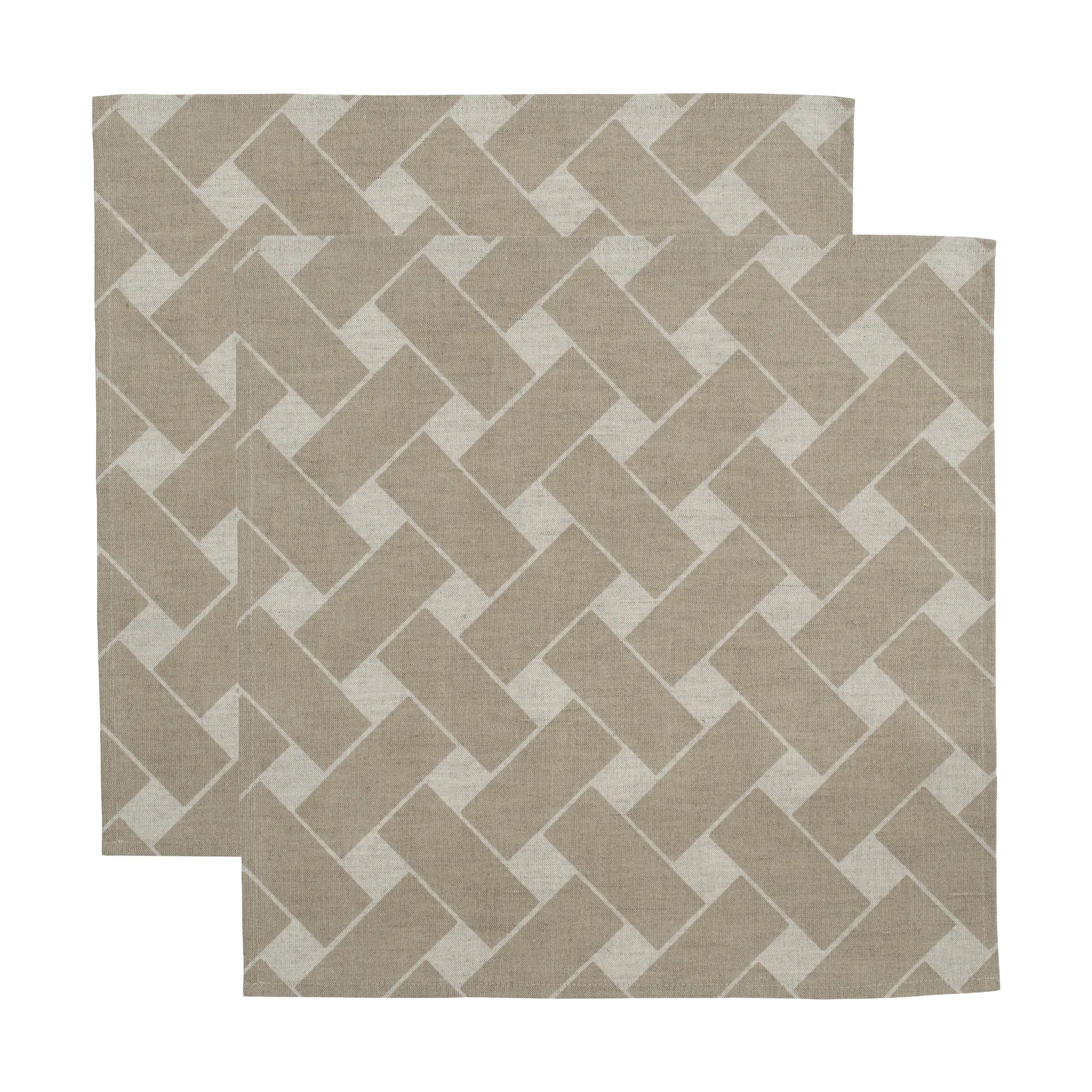 Serwetka Korg XL 45x45 cm 2-pak, Natur-taupe Almedahls