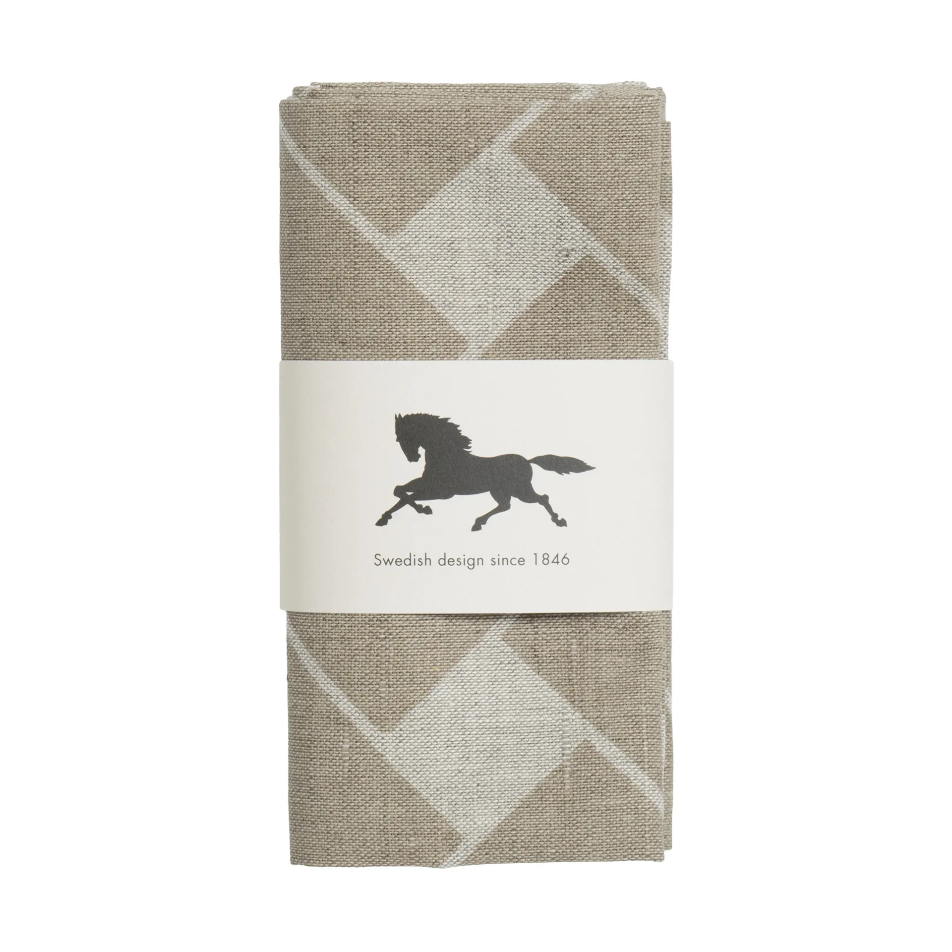 Serwetka Korg XL 45x45 cm 2-pak, Natur-taupe Almedahls