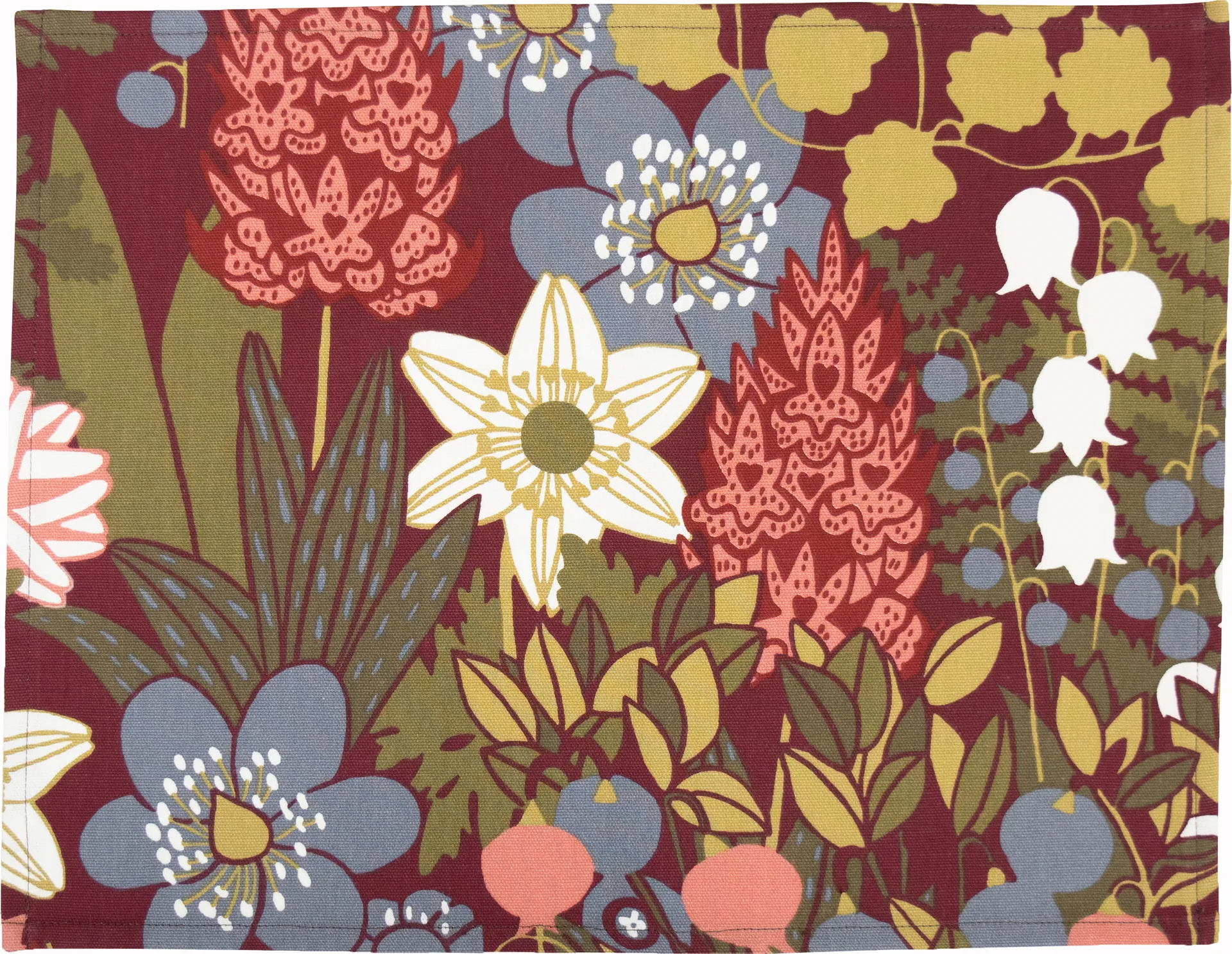 Skogen podkładka 34x45 cm 2-pack, Burgundia Almedahls