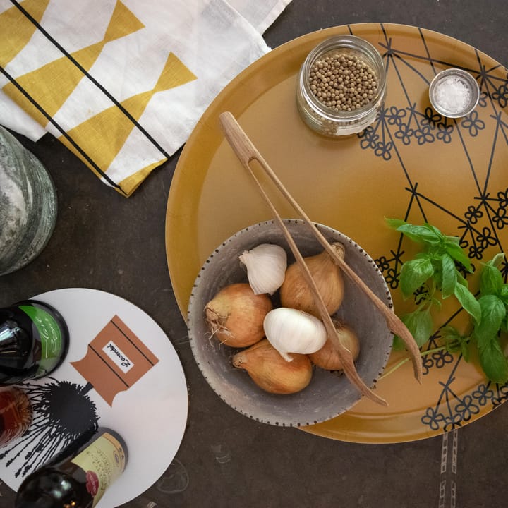 Taca Picknick Elements dill Ø38, Ochra Almedahls