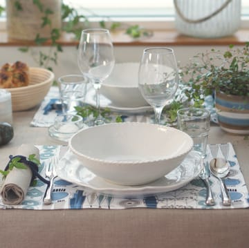 Taca stołowa Picknick 34x45 cm 2-pak - Niebieski-beżowy - Almedahls