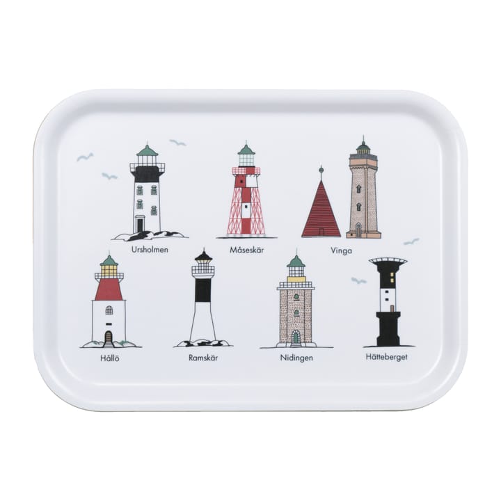 Taca Svenska fyrar Svenska fyrar 20x27 cm, Multi Almedahls