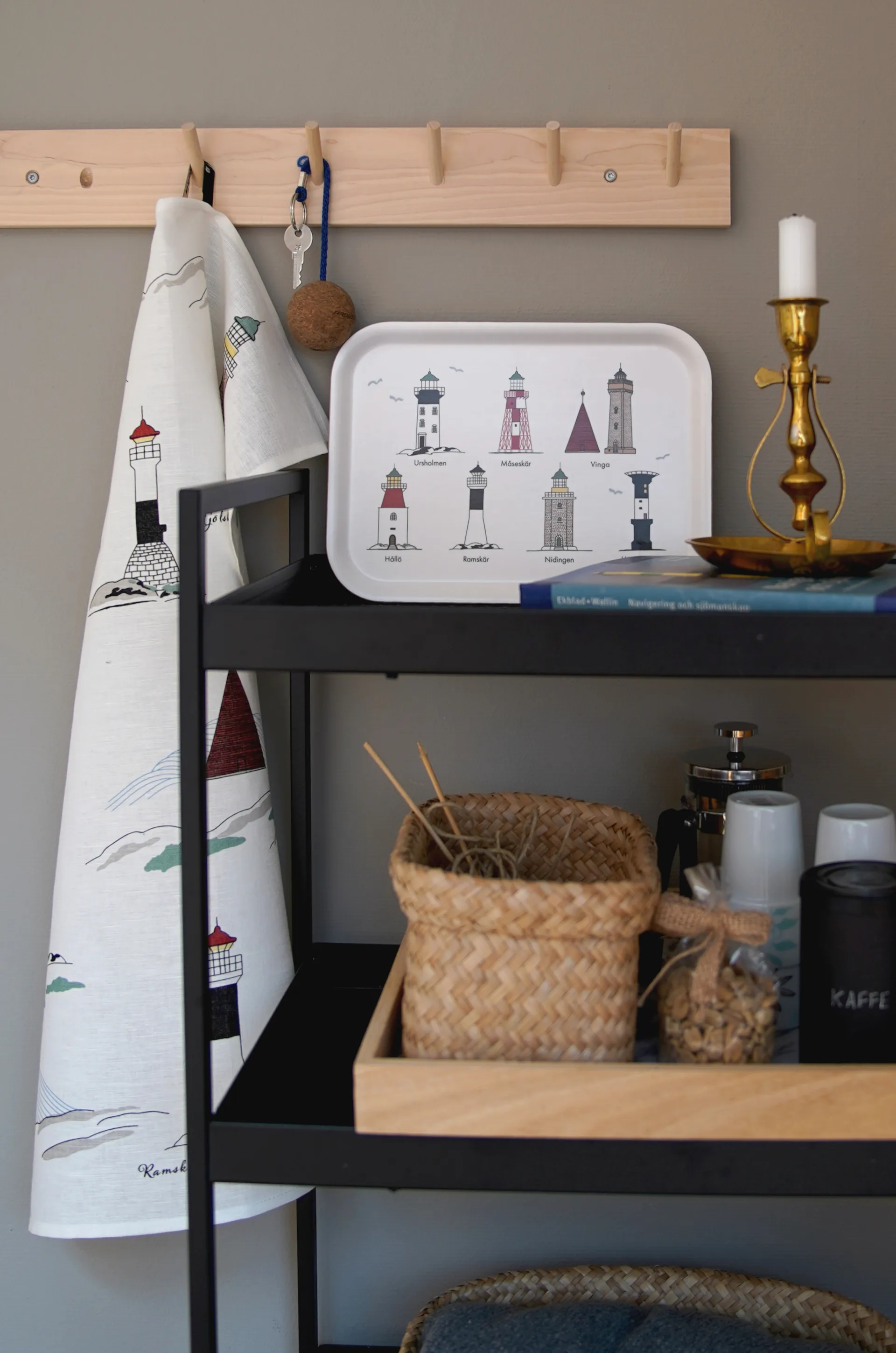 Taca Svenska fyrar Svenska fyrar 20x27 cm, Multi Almedahls